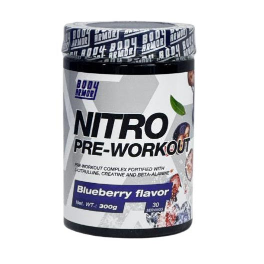 Body Armor Nitro Pre-Workout - Blueberry Flavor - 300g Body Armor Nitro Pre-Workout - Blueberry Flavor - 300g